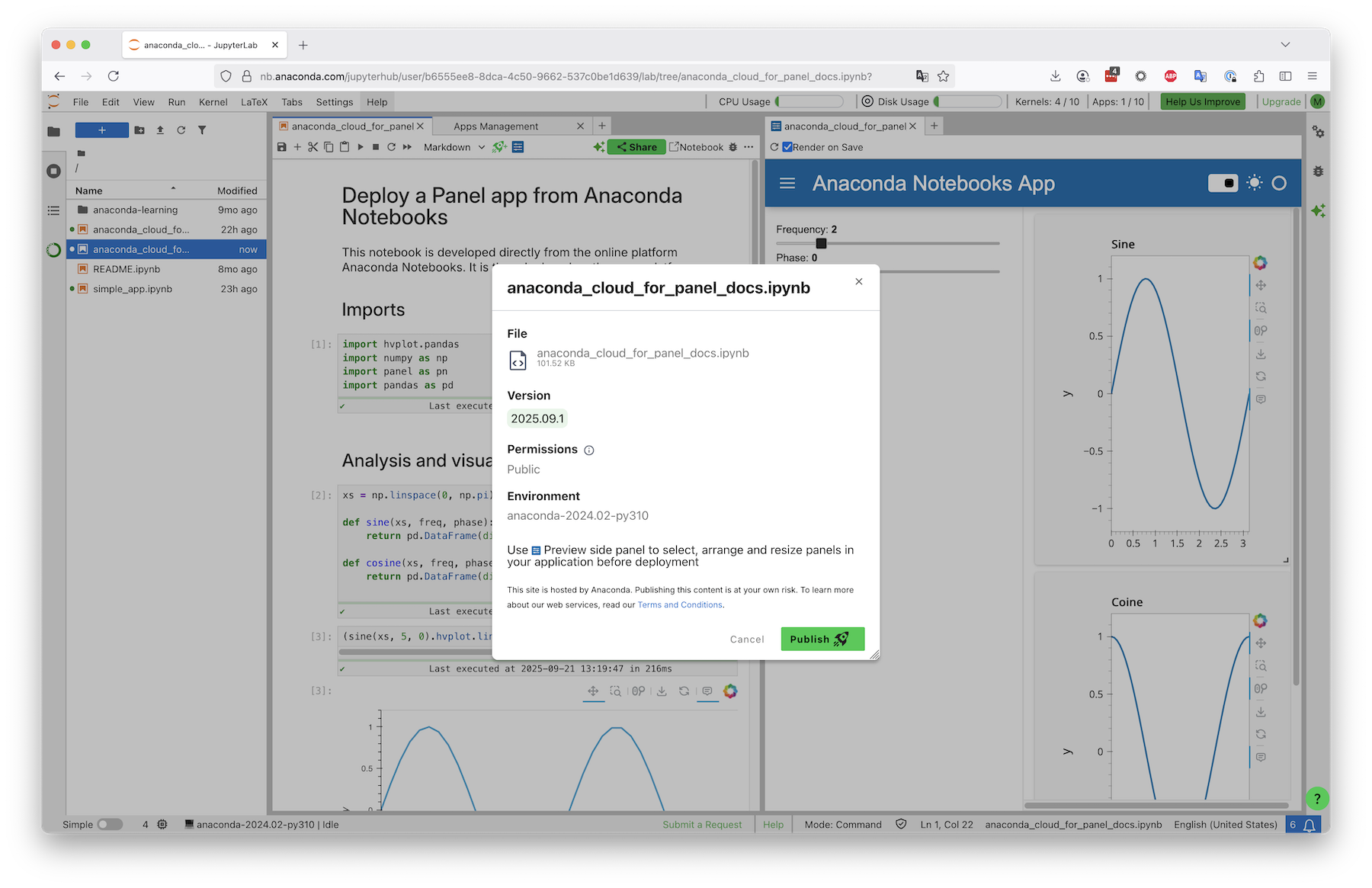 anaconda-notebooks-publish-modal